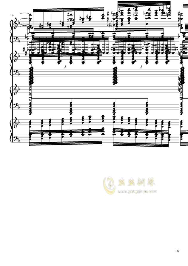 EX死亡华尔兹钢琴谱