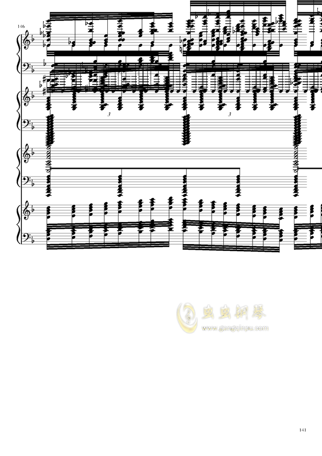 EX死亡华尔兹钢琴谱