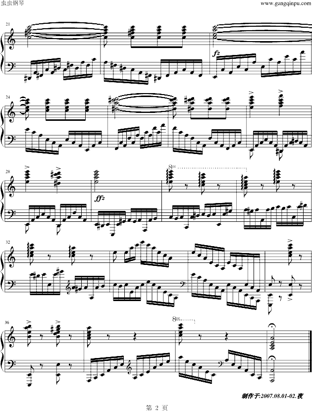 练习曲Op.740 No.41钢琴谱