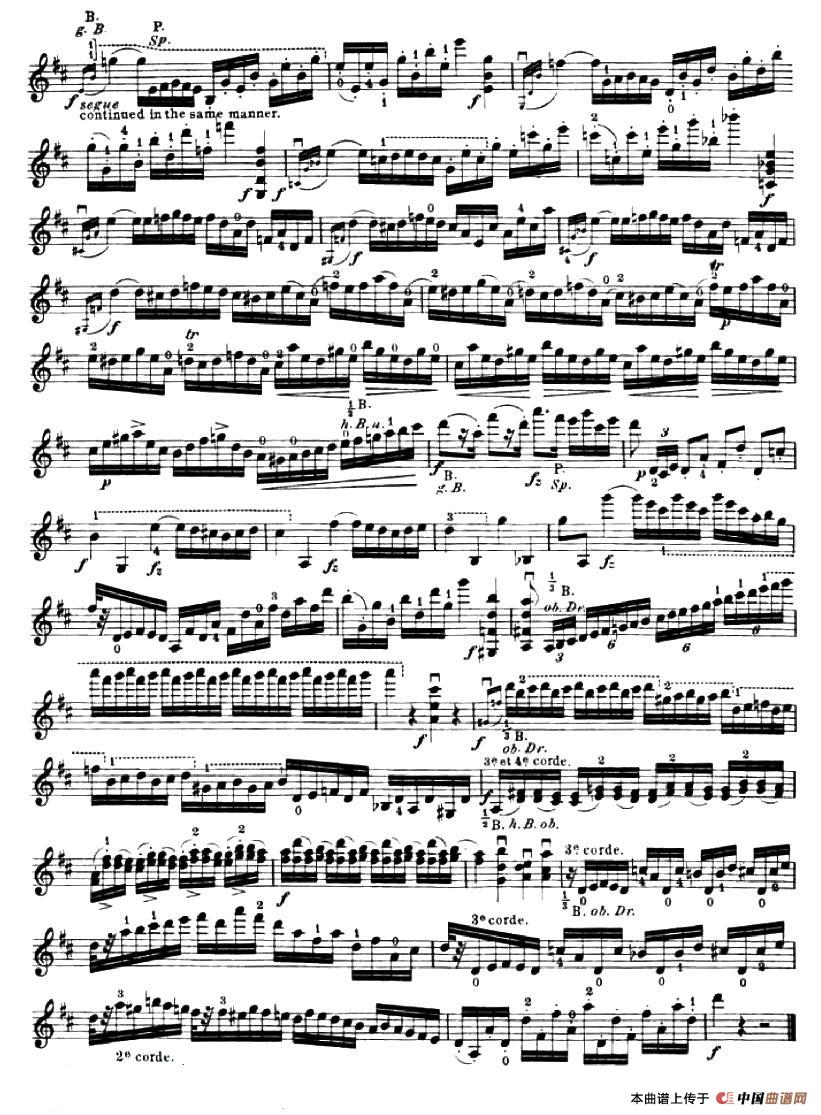 24首小提琴练习曲之5小提琴谱