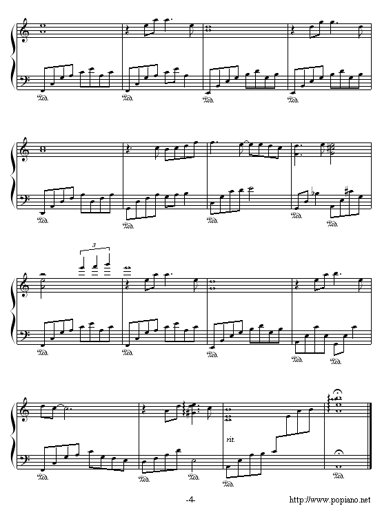 李香兰-xiang钢琴谱