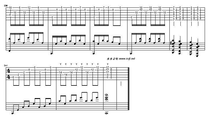 彝族舞曲之最强版（吉它大师殷飙改编曲）吉他谱