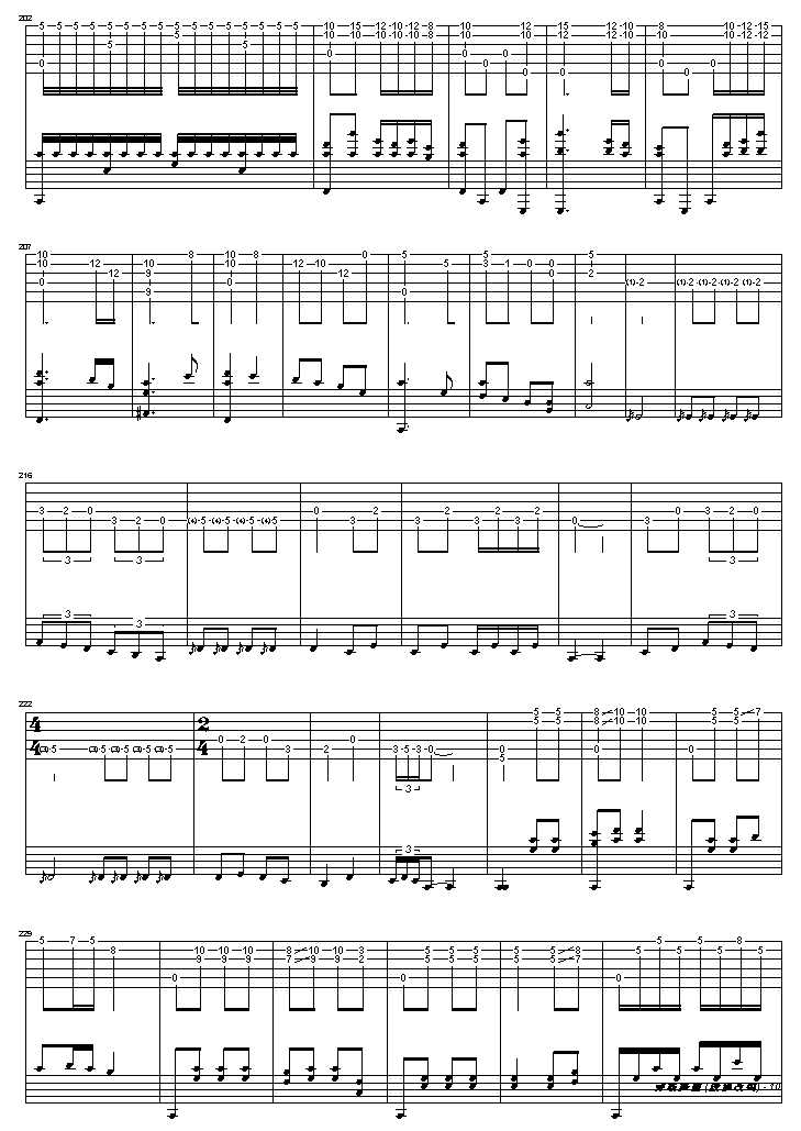 彝族舞曲之最强版（吉它大师殷飙改编曲）吉他谱