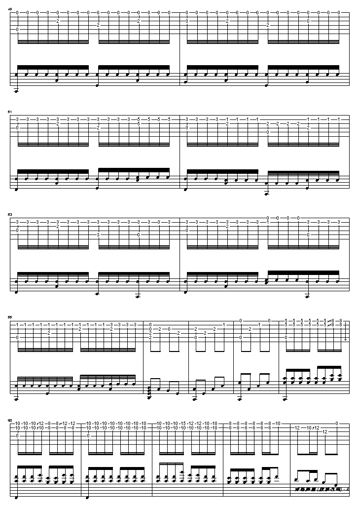 彝族舞曲之最强版（吉它大师殷飙改编曲）吉他谱