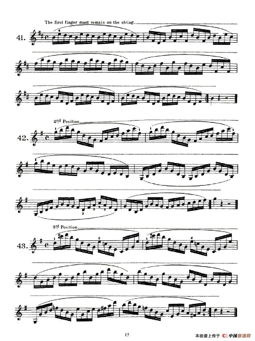School of Mechanism,Op.74小提琴谱
