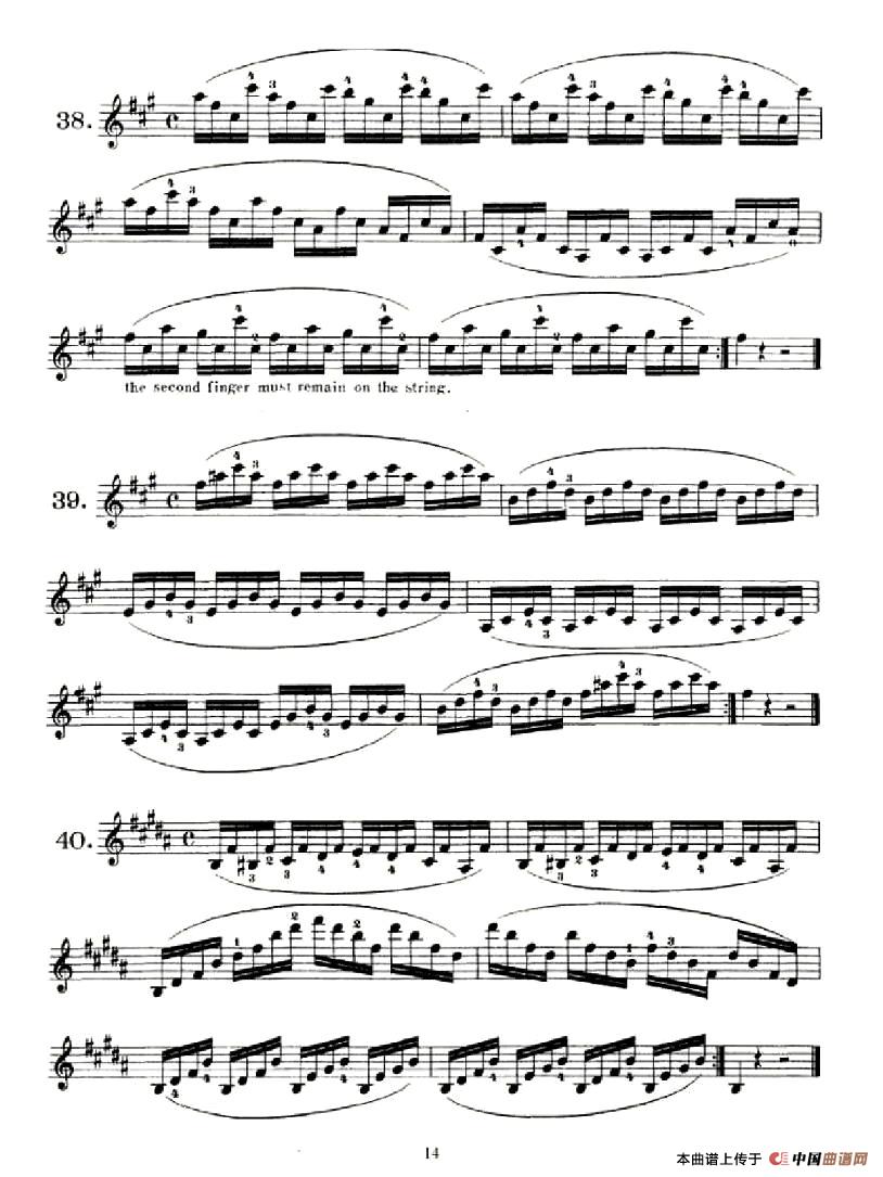 School of Mechanism,Op.74小提琴谱