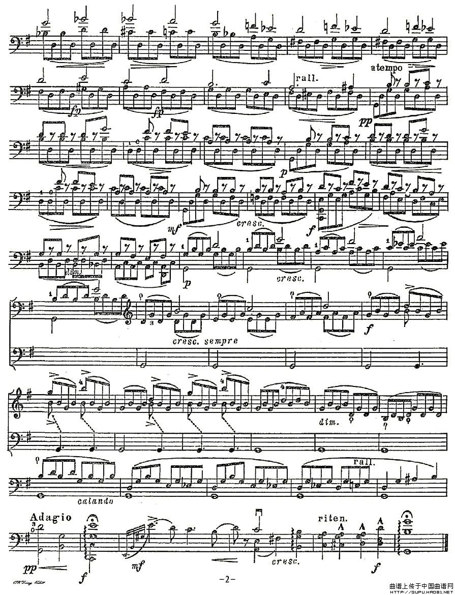 皮阿蒂 12首大提琴随想曲)第十一）小提琴谱