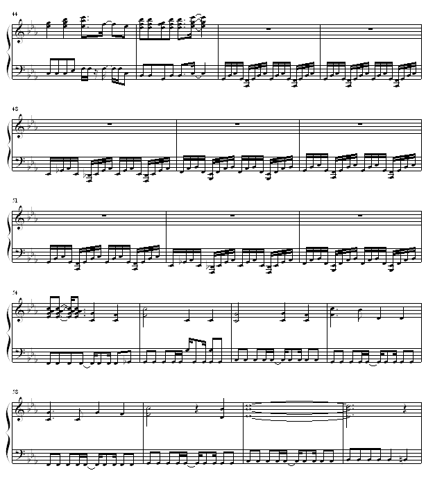 残酷な天使のテーゼ -：《新世纪福音战士EVA》钢琴谱