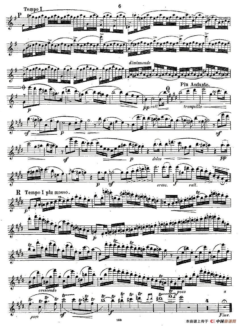 Concertstück . Op.3.-flute长笛谱