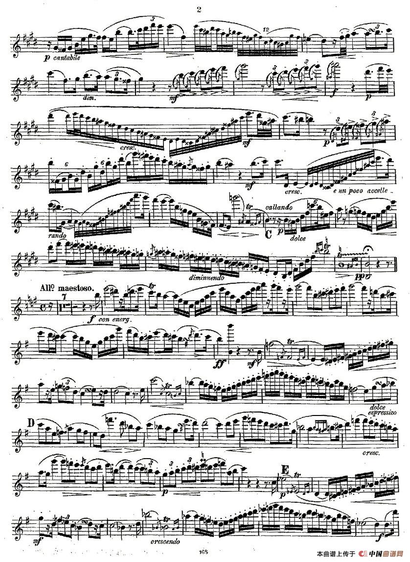 Concertstück . Op.3.-flute长笛谱