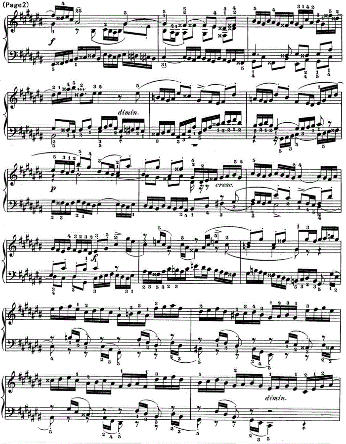 巴赫《平均律钢琴曲集·第一卷》之赋格曲（NO.3）