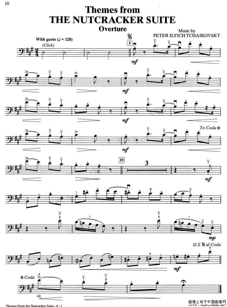 THE NUTCRACKER SUITE小提琴谱