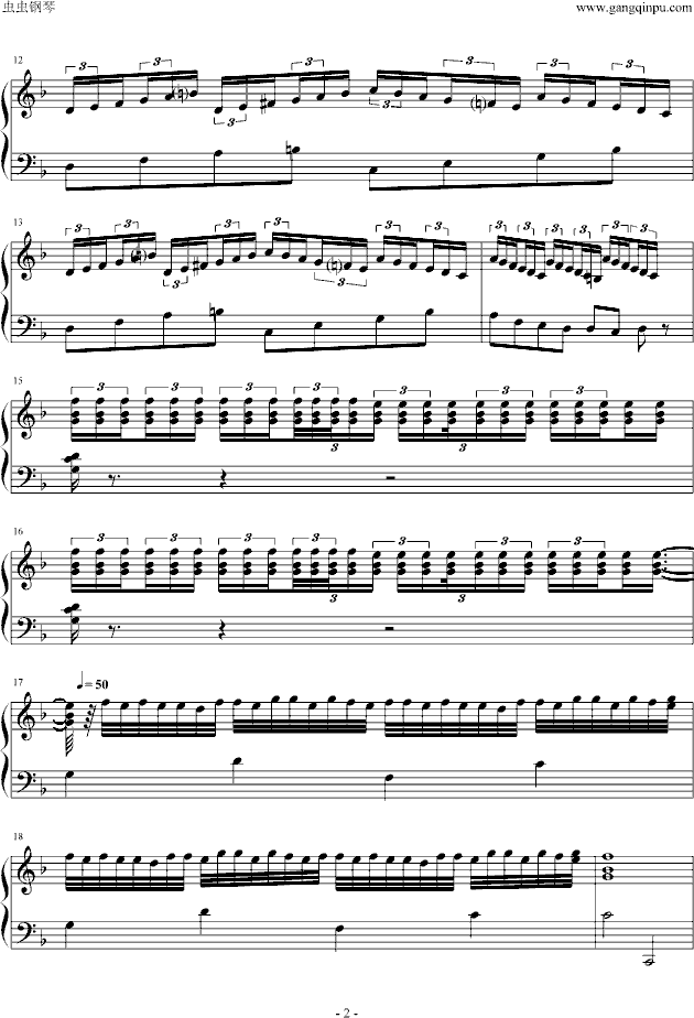 Bonus(极限变奏)-超级玛丽钢琴谱