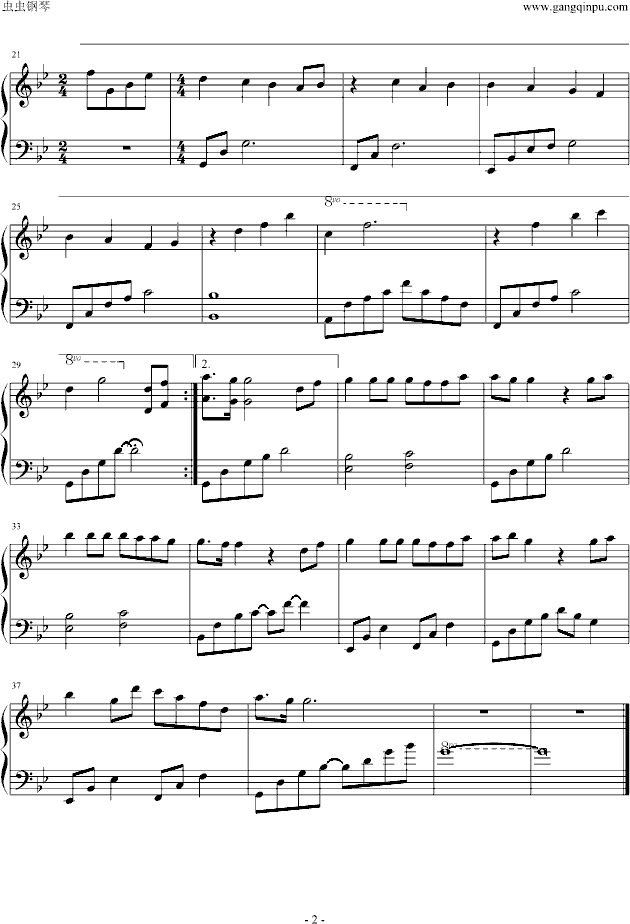 1945那年七封情书-（钢琴版）-海角七号钢琴谱