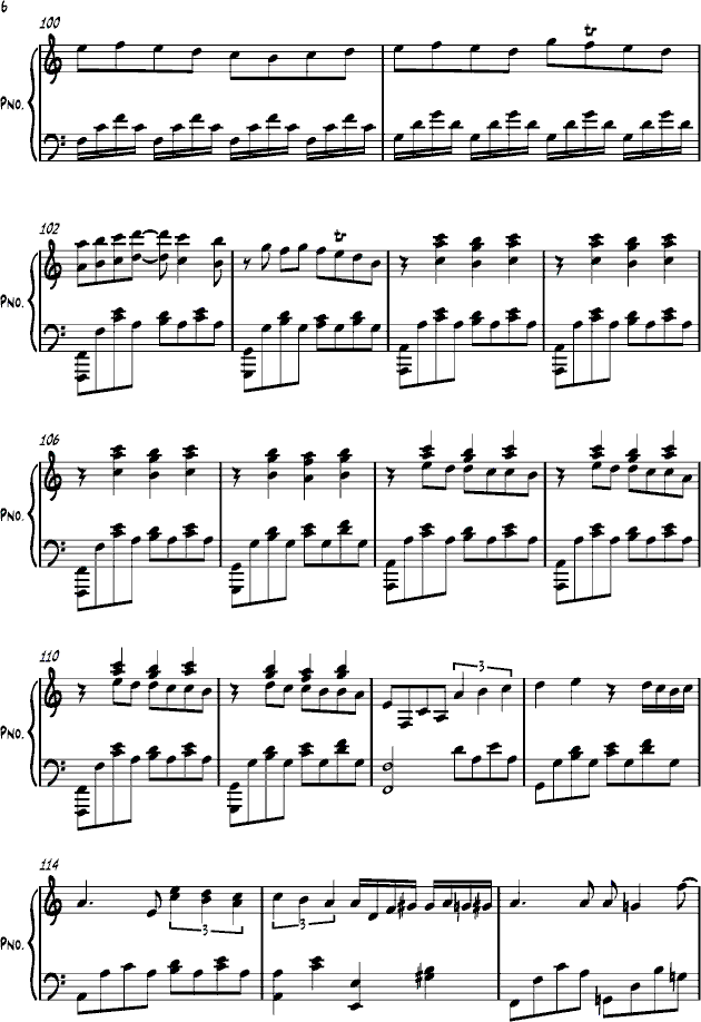 亡灵钢琴（接近完美的版本） 钢琴谱
