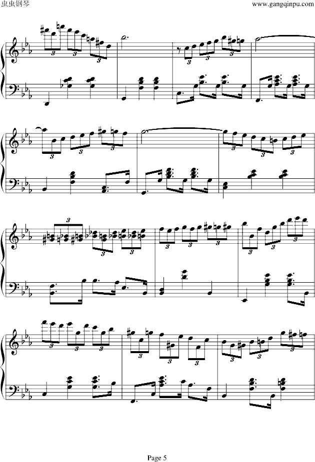 magic waltz-改良版钢琴谱
