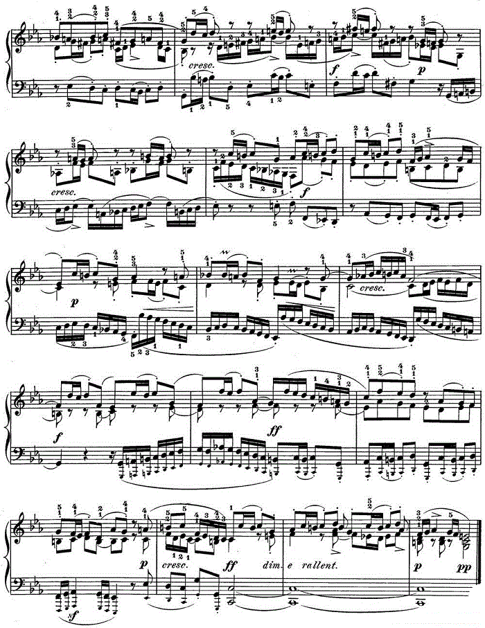 巴赫《平均律钢琴曲集·第一卷》之赋格曲（NO.2）