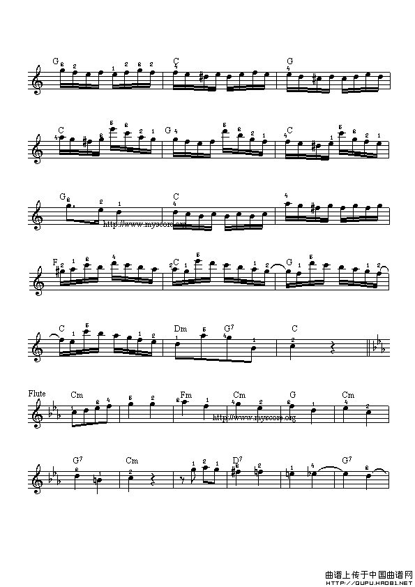 小星星变奏曲（莫扎特曲、大众乐谱制谱)电子琴谱
