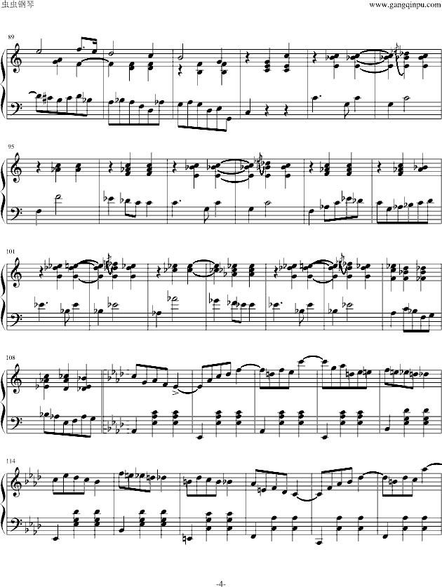 肖邦圆舞曲Op643钢琴谱