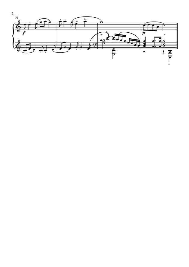 童年组曲 - I. 前奏曲钢琴谱