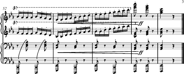 拿波里舞曲（四手联弹）钢琴谱