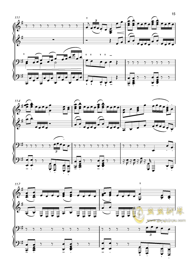 千本桜Piano Duet by Richam.Yin钢琴谱