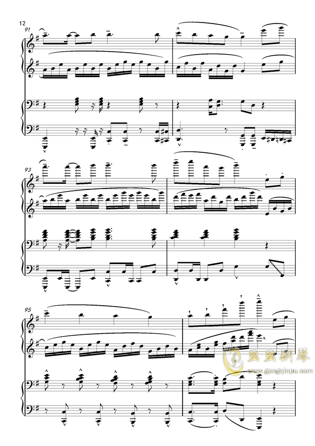 千本桜Piano Duet by Richam.Yin钢琴谱