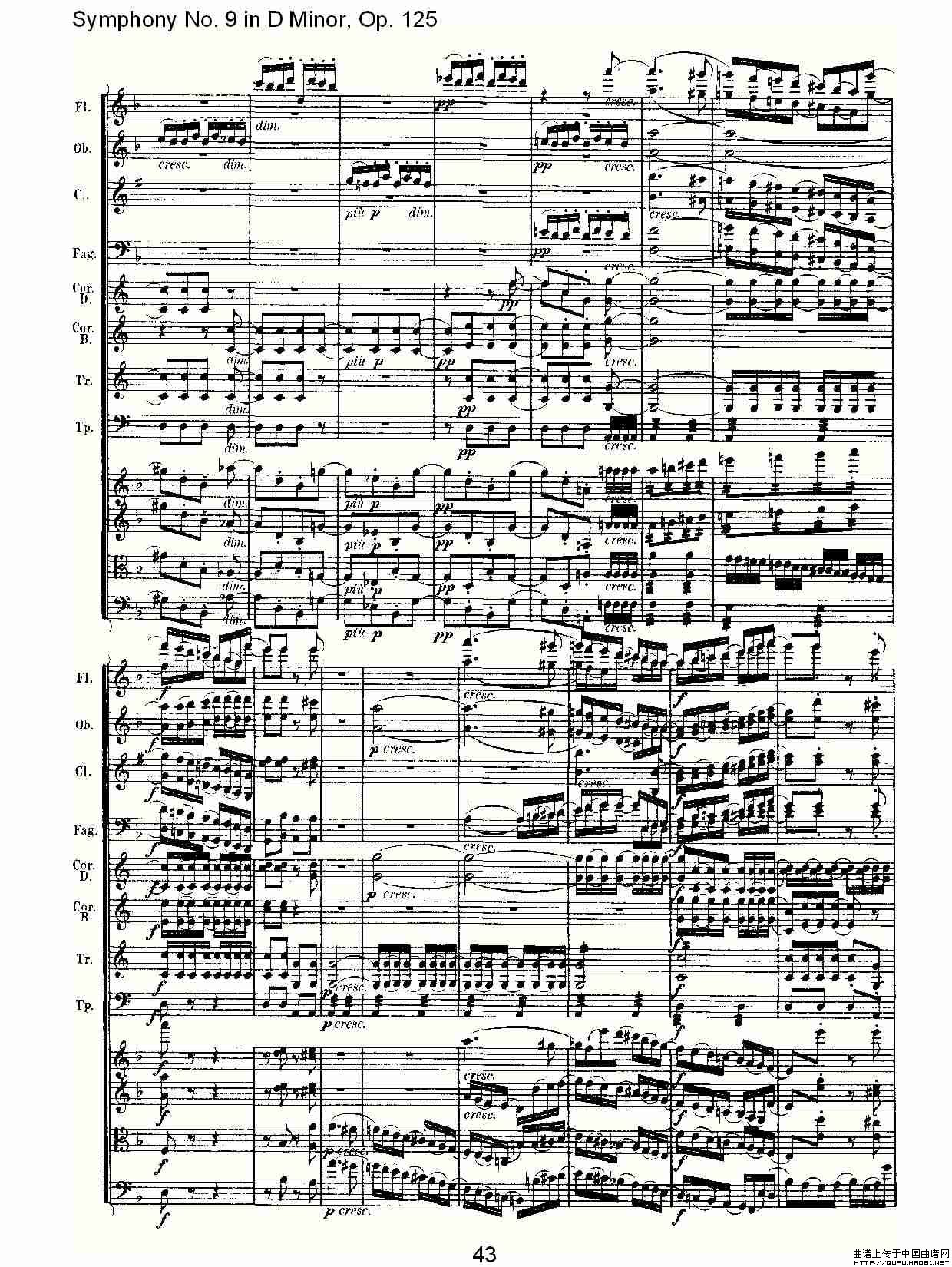 D小调第九交响曲 Op.125第一乐章（二）