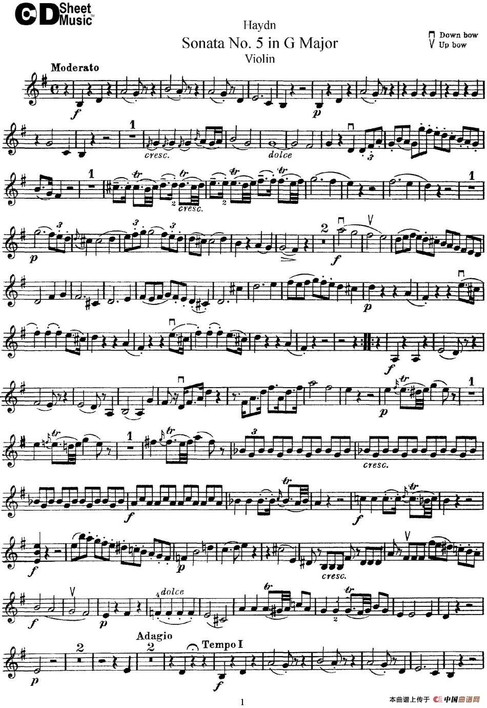 Violin Sonata No.5 in G Major