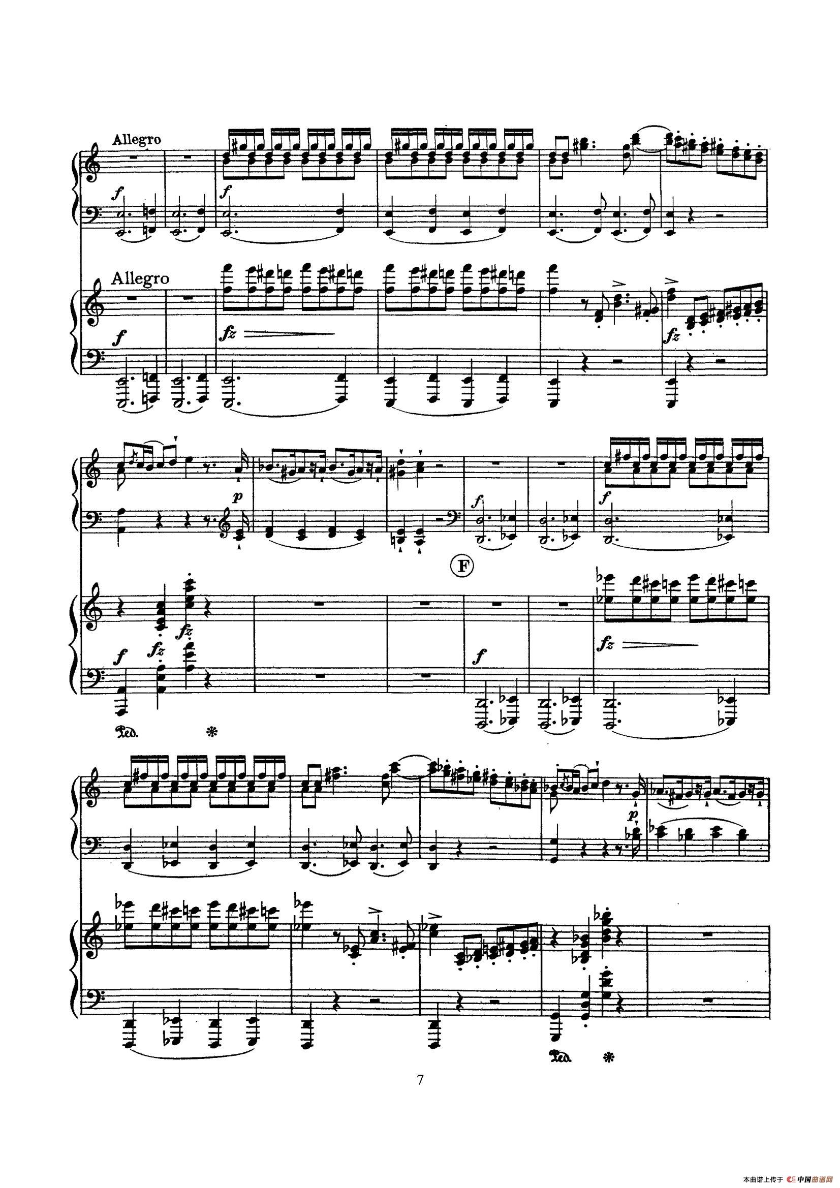 根据21首钢琴奏鸣曲改编的双钢琴版钢琴奏鸣曲四