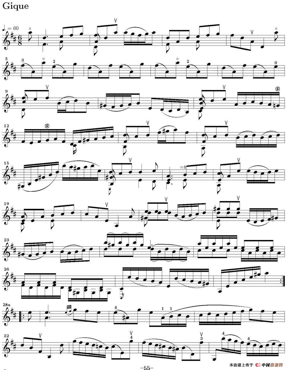 Six Suite Violincello Solo senza Basso（Suite VI）（6首无伴