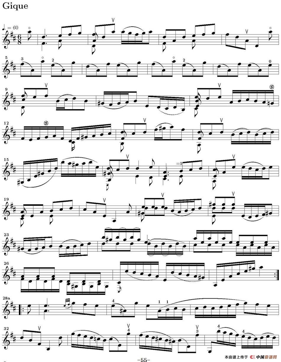 Six Suite Violincello Solo senza Basso（Suite VI）（6首无伴