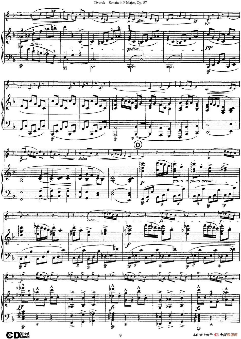 Violin Sonata Op.57（小提琴+钢琴伴奏）