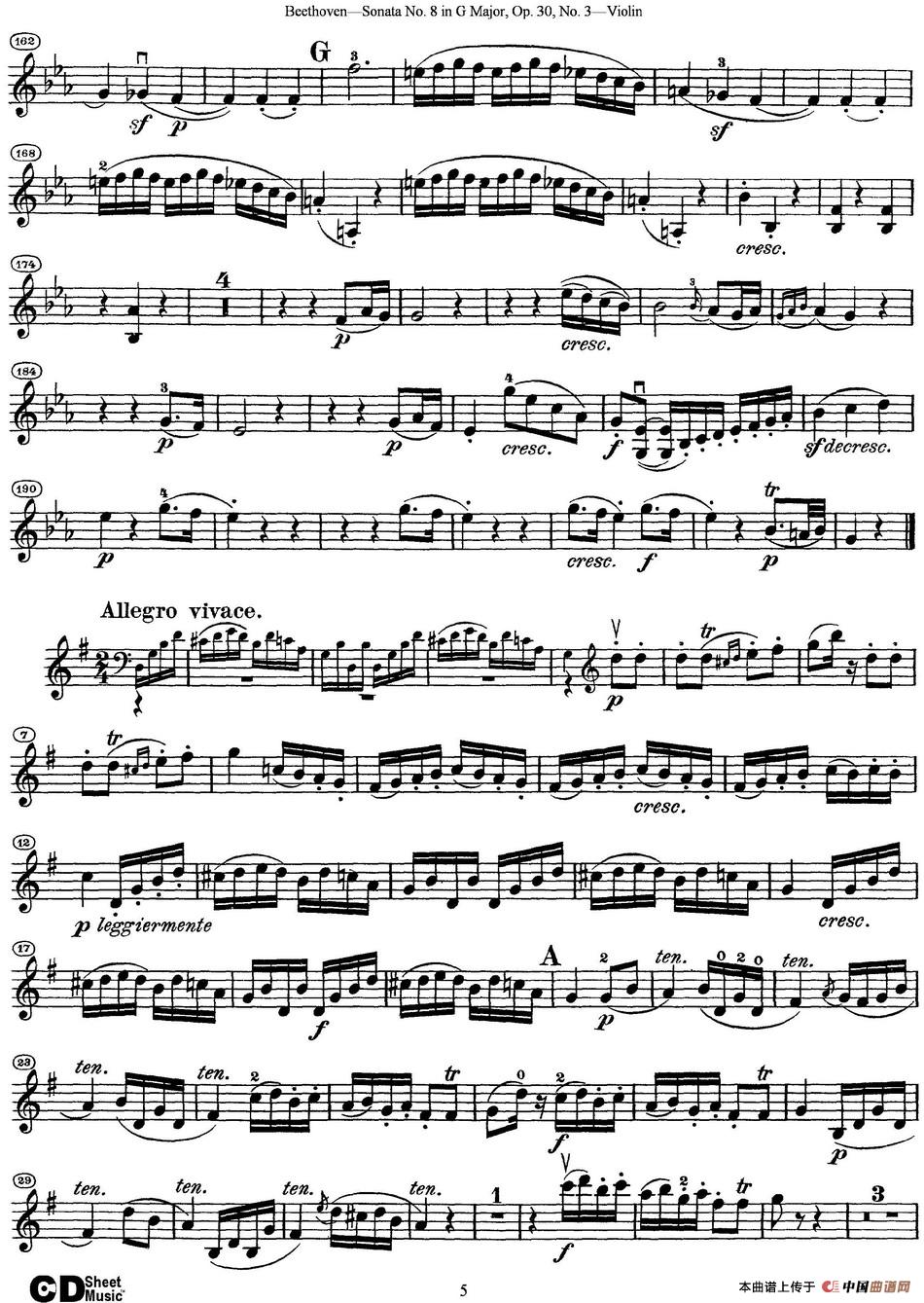 Violin Sonata No.8 in G Major Op.30 No.3_1