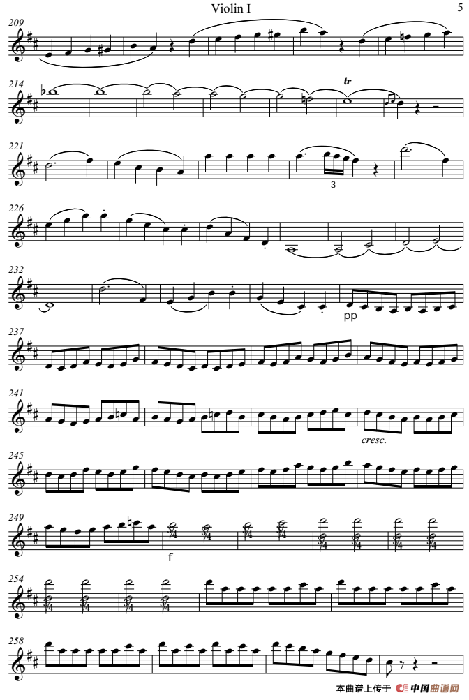 Overture from the Marriage of Figaro 费加罗的婚礼（Vio