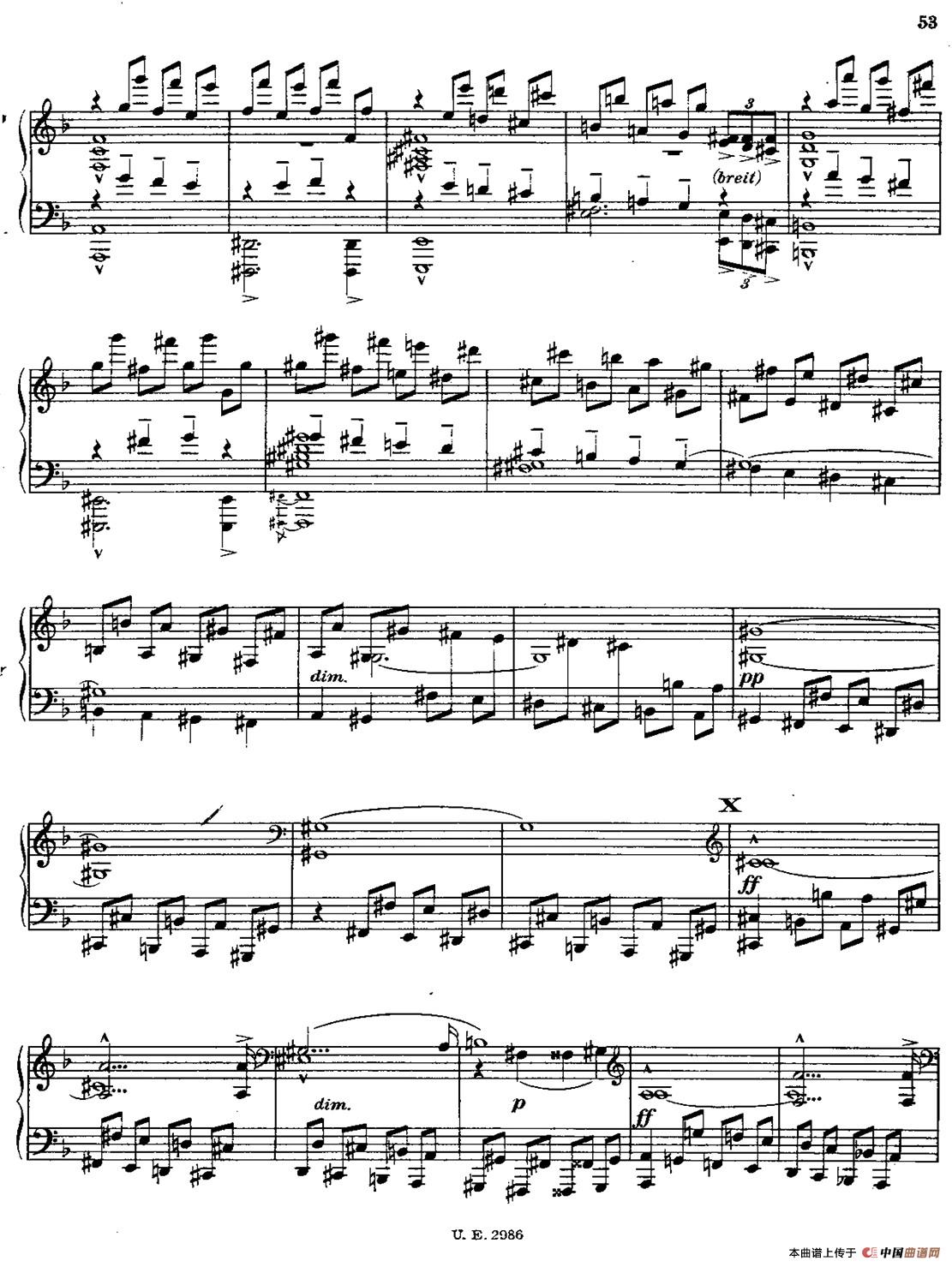 Symphony No.3 in d Minor - Solo Piano（d小调第三交响曲