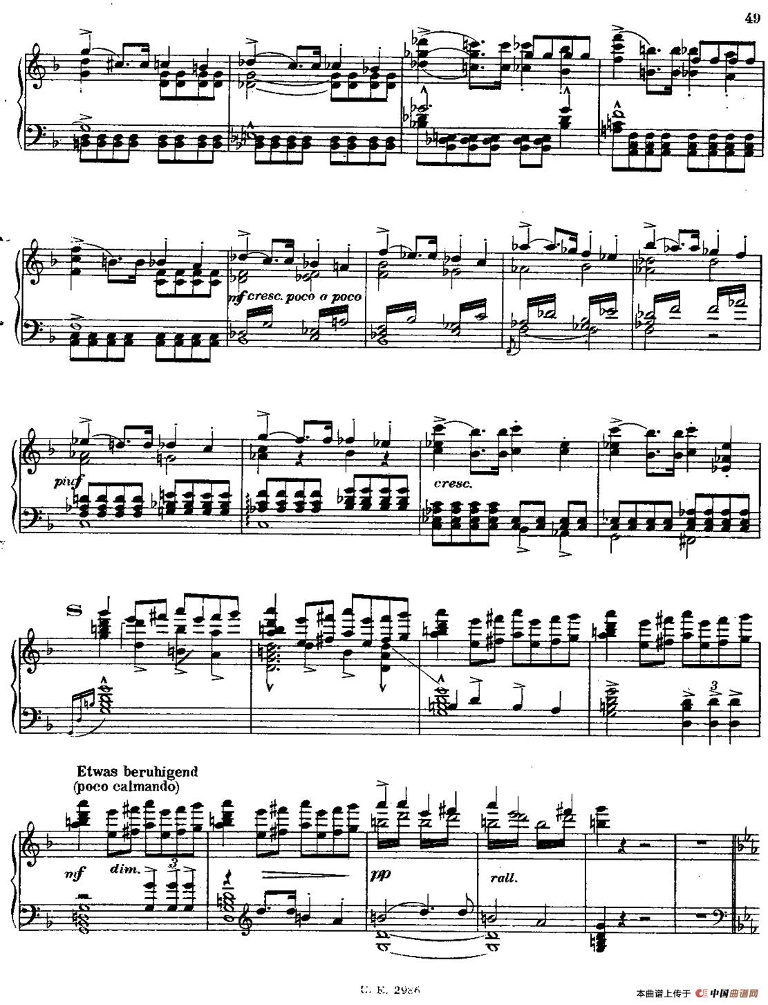 Symphony No.3 in d Minor - Solo Piano（d小调第三交响曲