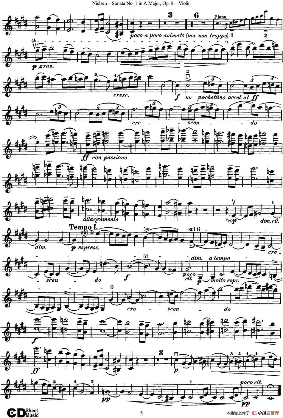 Violin Sonata No.1 in A Major Op.9