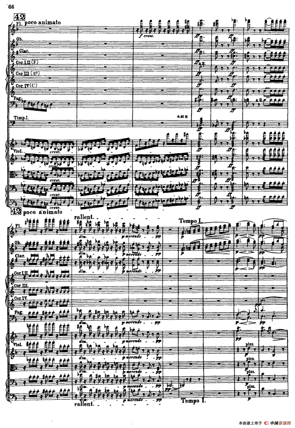 幻想交响曲Op.14（第三乐章 田野景色）（总谱）