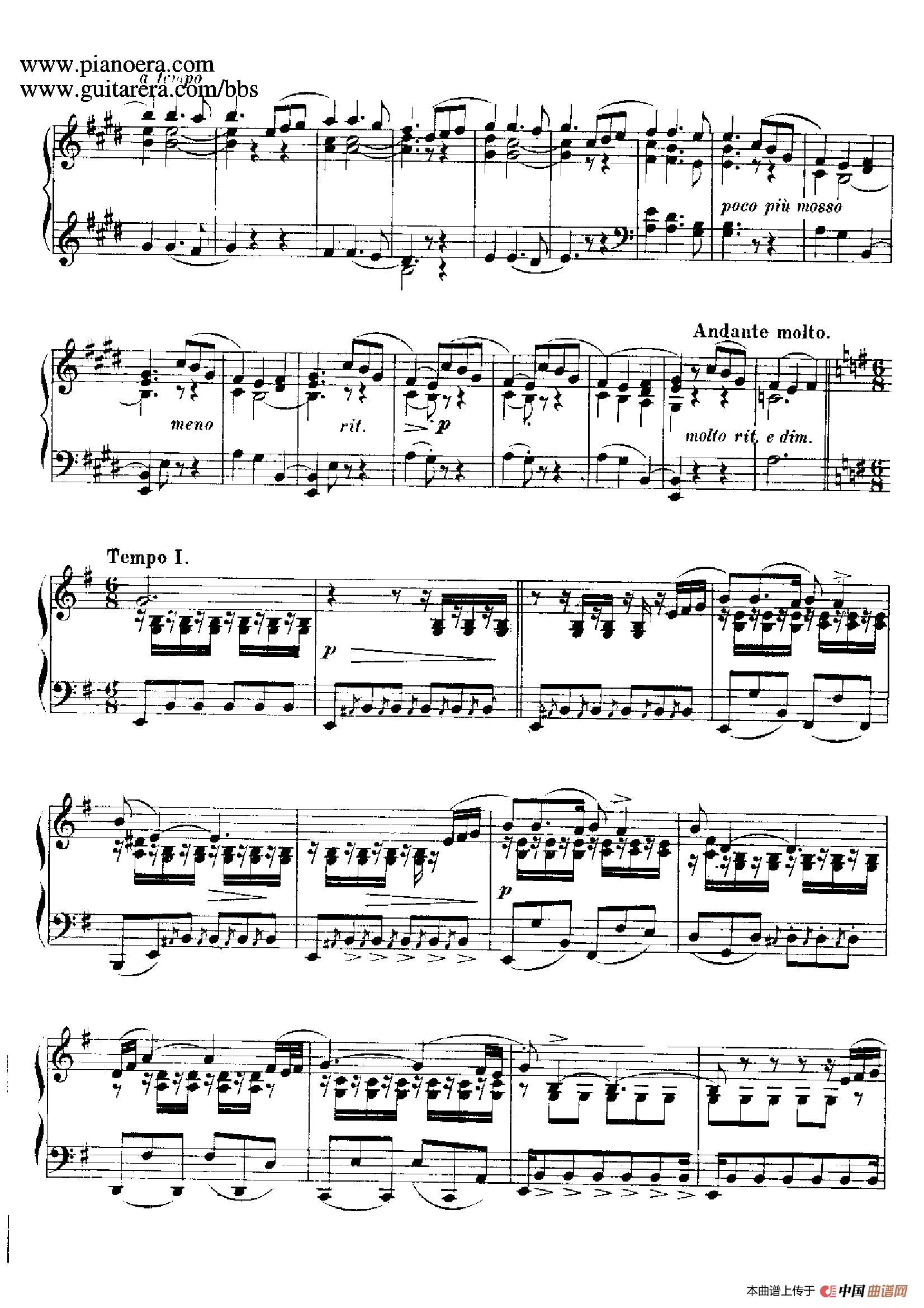 12 Spanish Danses Op.37（12首西班牙舞曲·5）