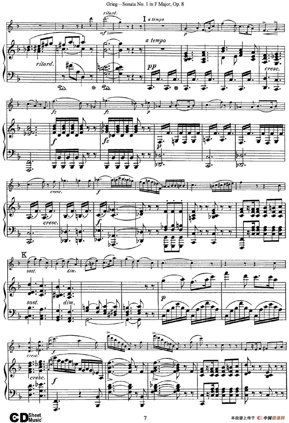 Violin Sonata No.1 Op.3（小提琴+钢琴伴奏）