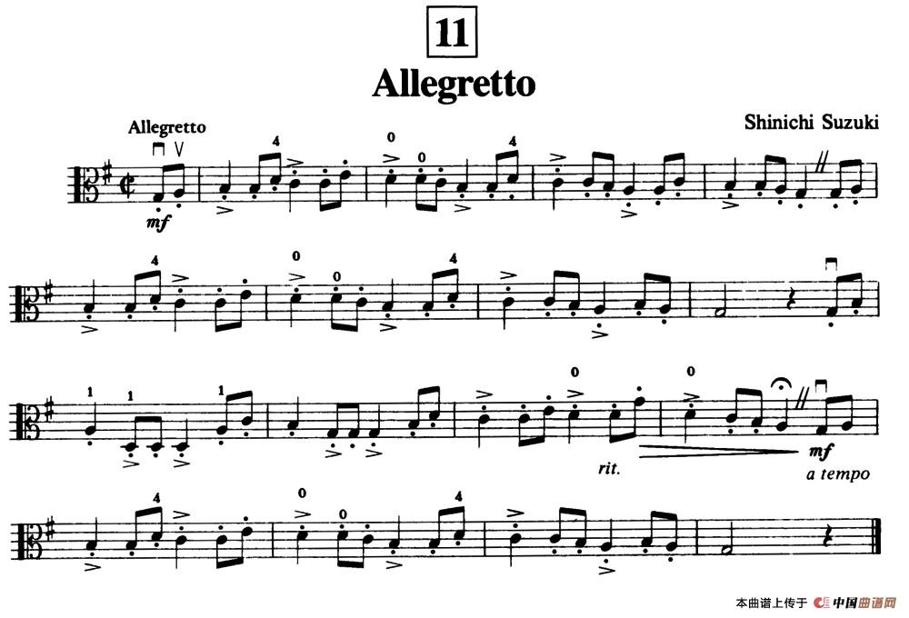 Allegretto（中提琴）