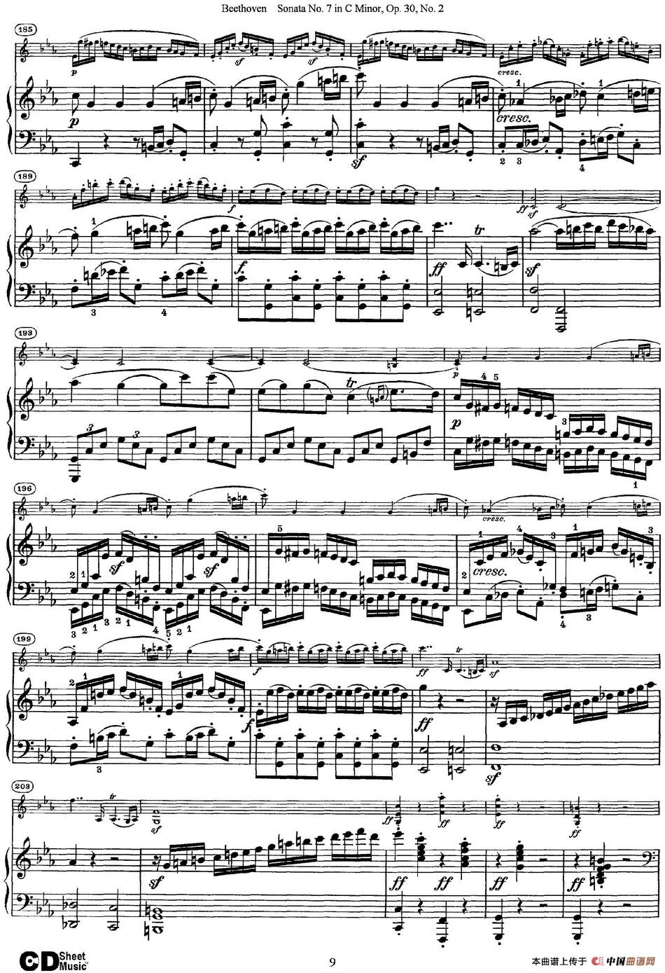 Violin Sonata No.7 in C Minor Op.30 No.2（小提琴+钢琴伴奏