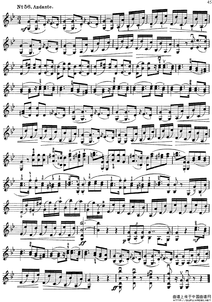 沃尔法特60首练习曲 Op.45（第41-49页）