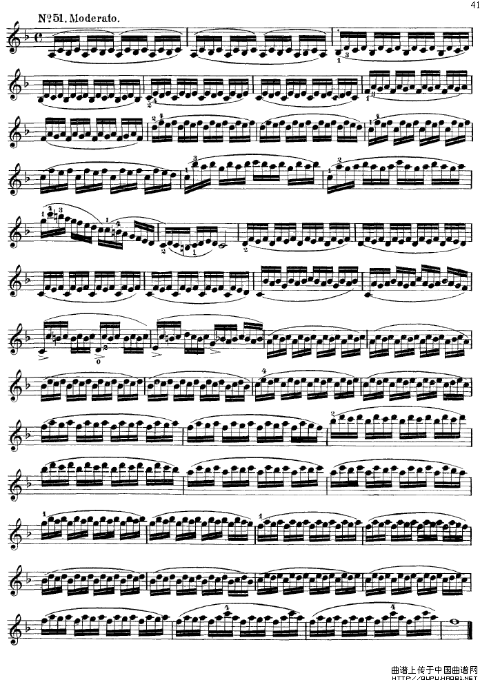 沃尔法特60首练习曲 Op.45（第41-49页）