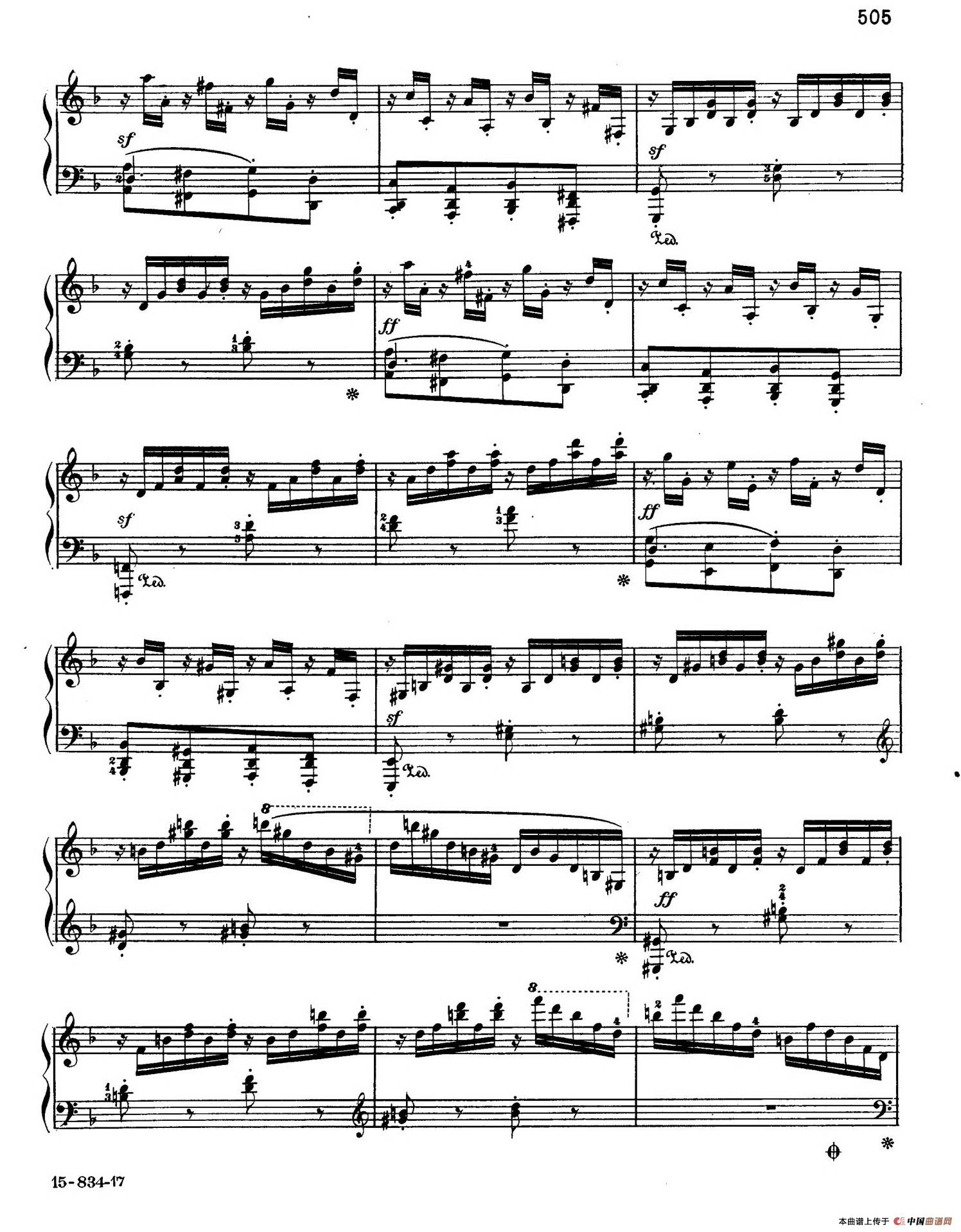 Variations Serieuses Op.54（d小调庄严变奏曲）