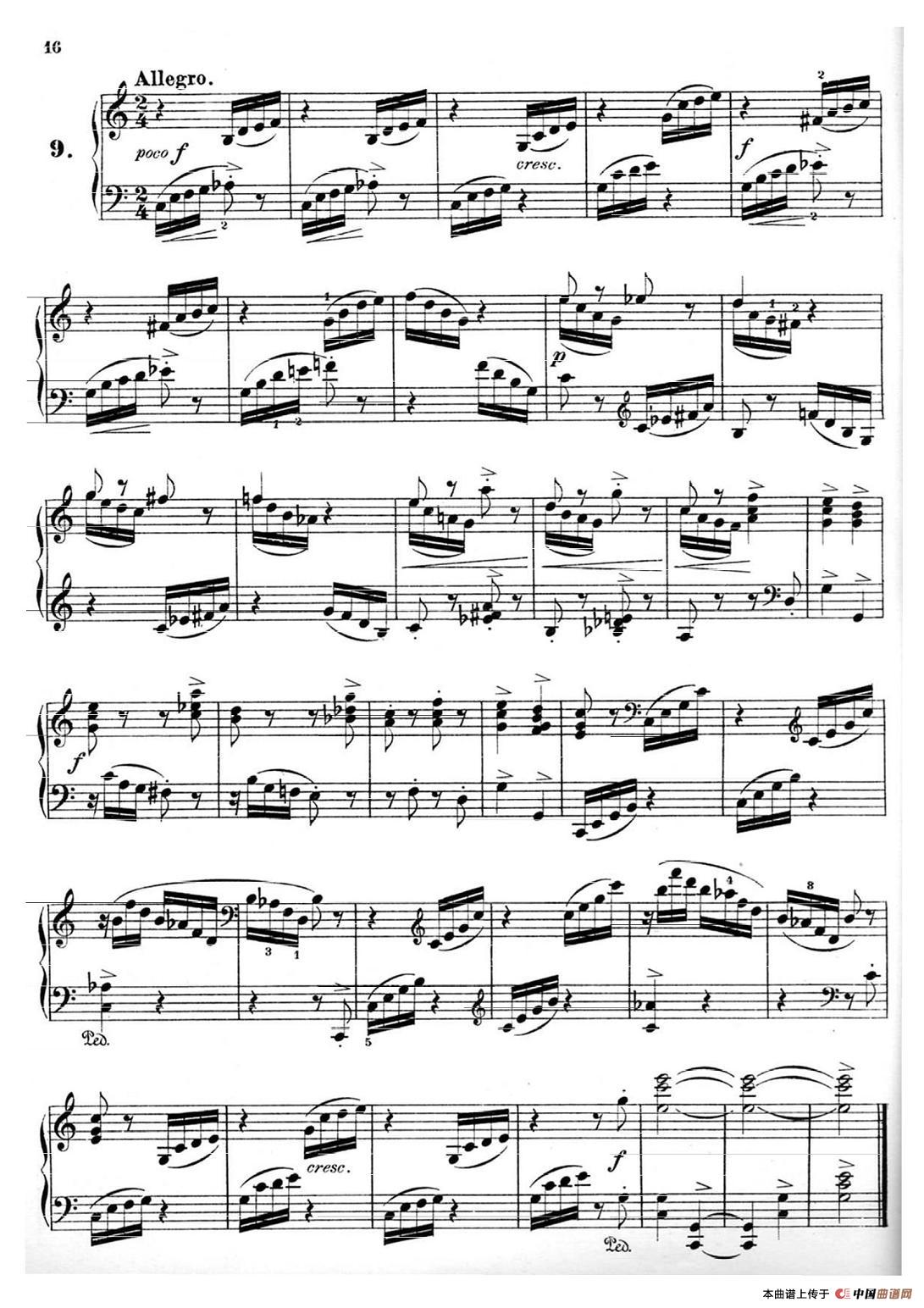 36 Etudes Rhythmiques et Melodiques Op.105（36首节奏与旋律