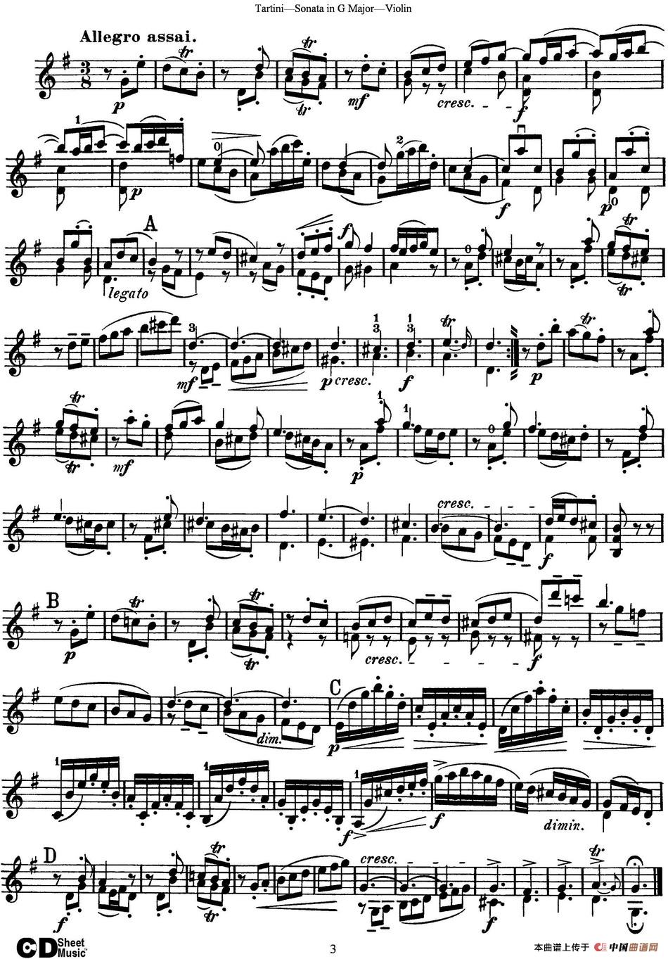 Violin Sonata in G Major