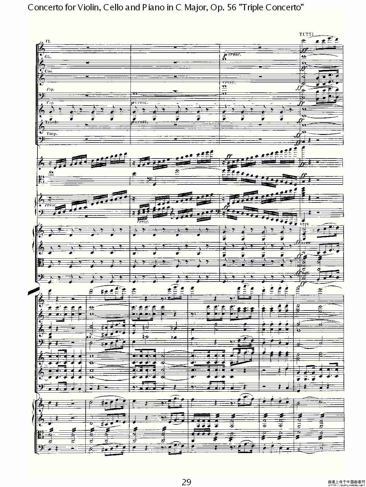 C大调大提琴与钢琴协奏曲 Op.56第一乐章（一）
