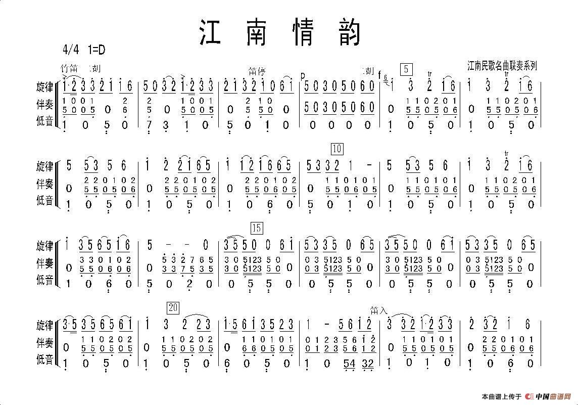 江南风韵（器乐合奏曲）